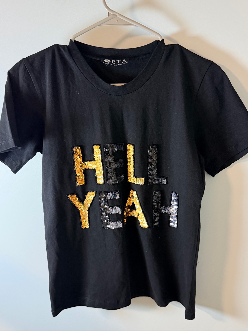 Black “Hell Yeah” T-shirt